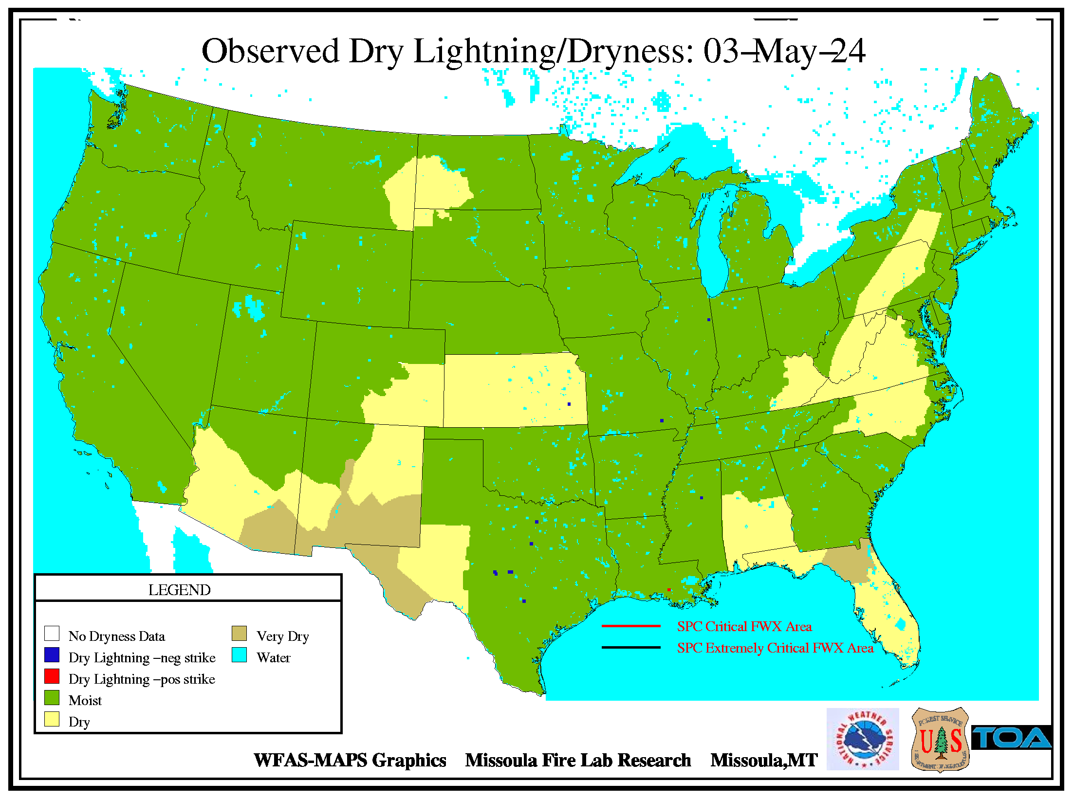 Dry Lightning/Dryness