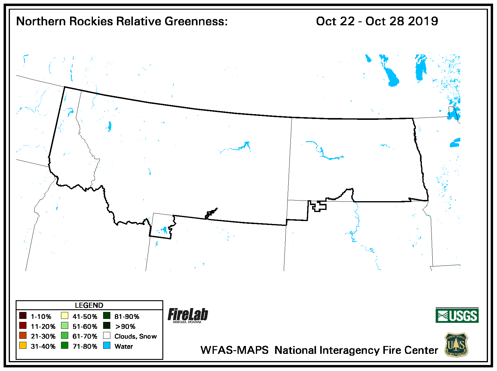 Observed Greenness Map